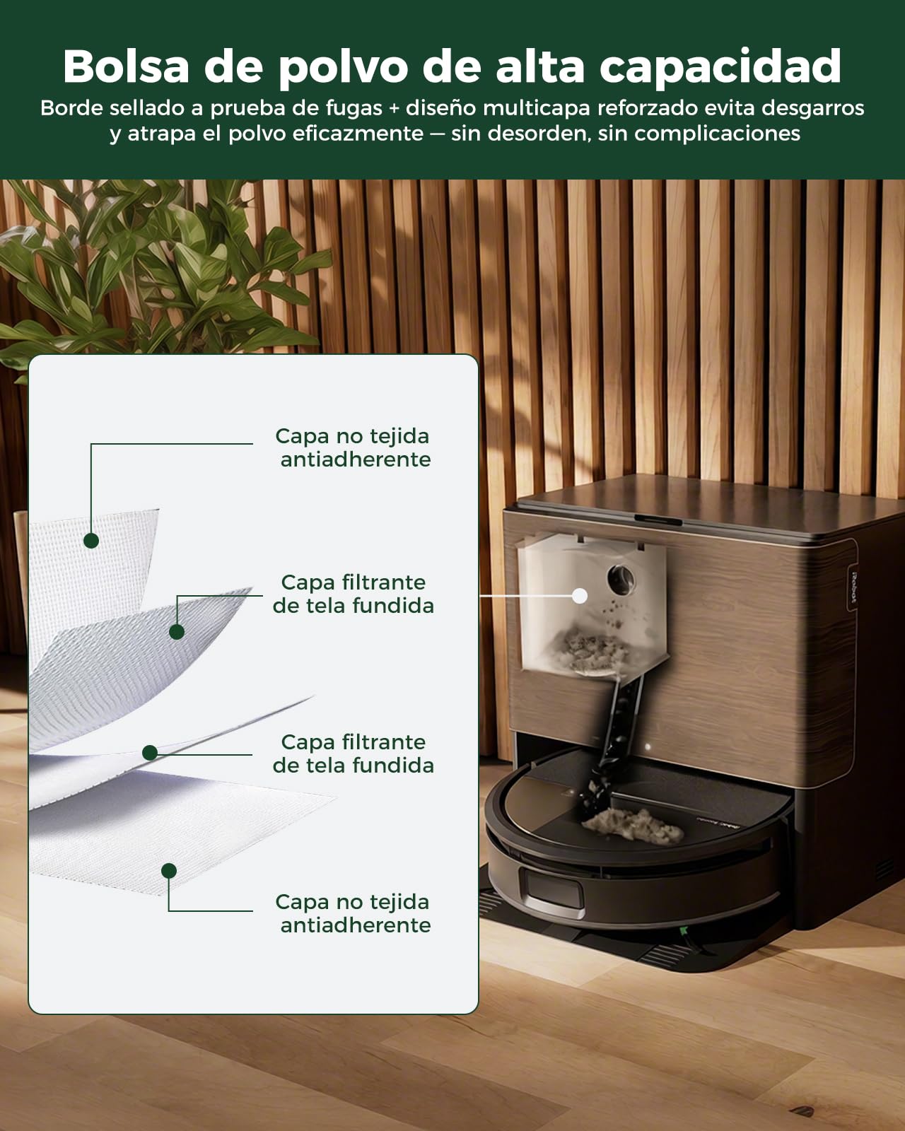 21 Juego de Accesorios para iRobot Roomba MAX 705/706 Combo Robot Aspirador: 2 Cepillos Principales, 2 Limpiadores de Rodillos, 6 Cepillos Laterales, 4 Filtros HEPA, 6 Bolsas de Aspiradora, 1 Cepillo