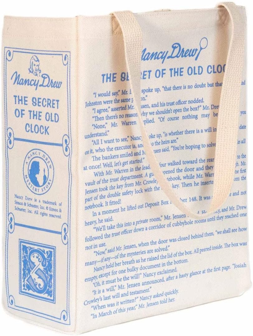 Storiarts Nancy Drew Book Tote