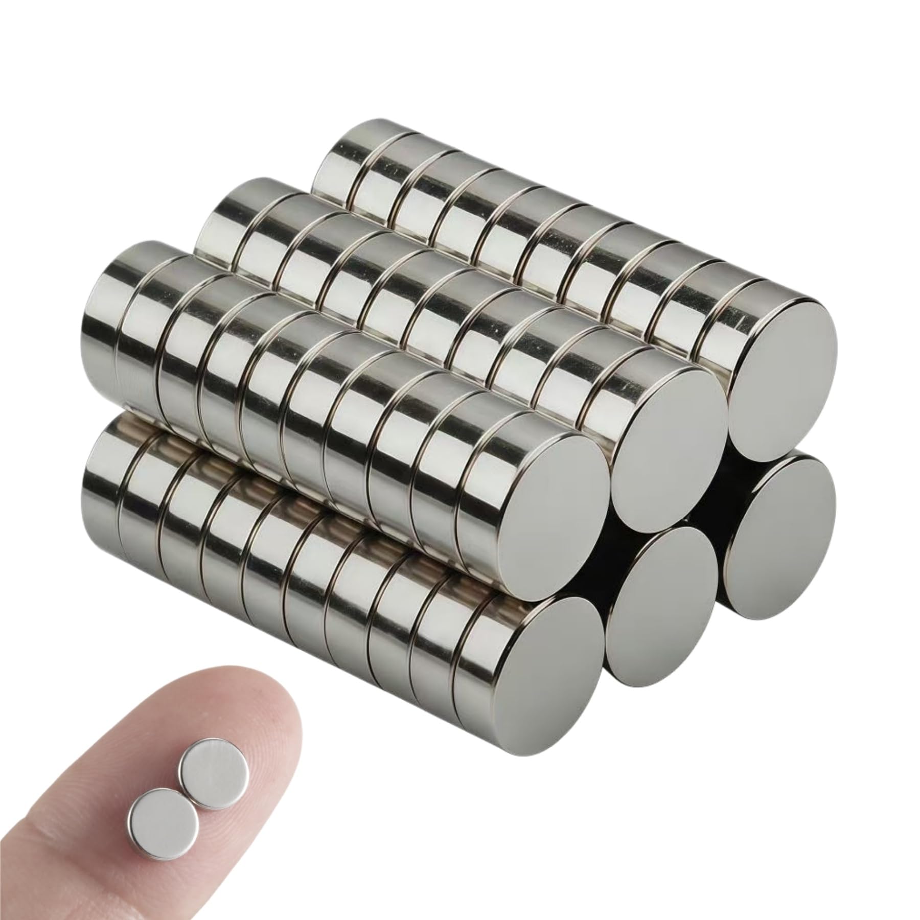 200-Pack N40 Neodymium Magnets, 8x3 mm Industrial Grade Small Strong Disc Magnets with Nickel-Copper-Nickel Coating for Whiteboard, Fridge, Office, Crafts & DIY Projects — Amazon image 10