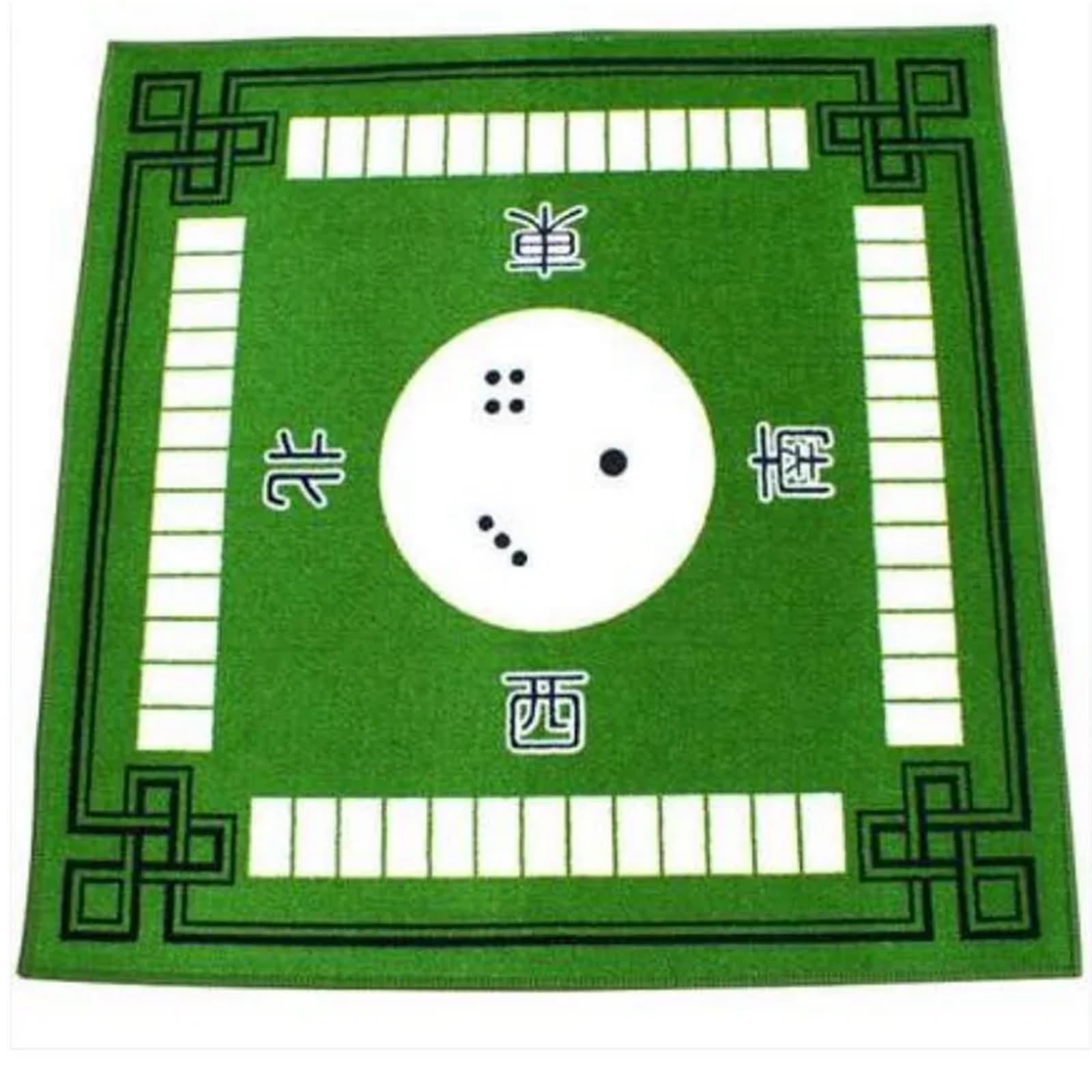 Składana mata do mahjonga, Mata Mahjong Obrus ​​dźwiękoszczelny 76x78cm.-Skid do gry na imprezę rodzinną Multicolor(Red)