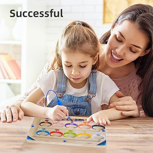 Miniatura 7 de Juguetes para niños, juguetes de Navidad para niños, juguete educativo para niños, juguete magnético de madera, juguetes de clasificación de