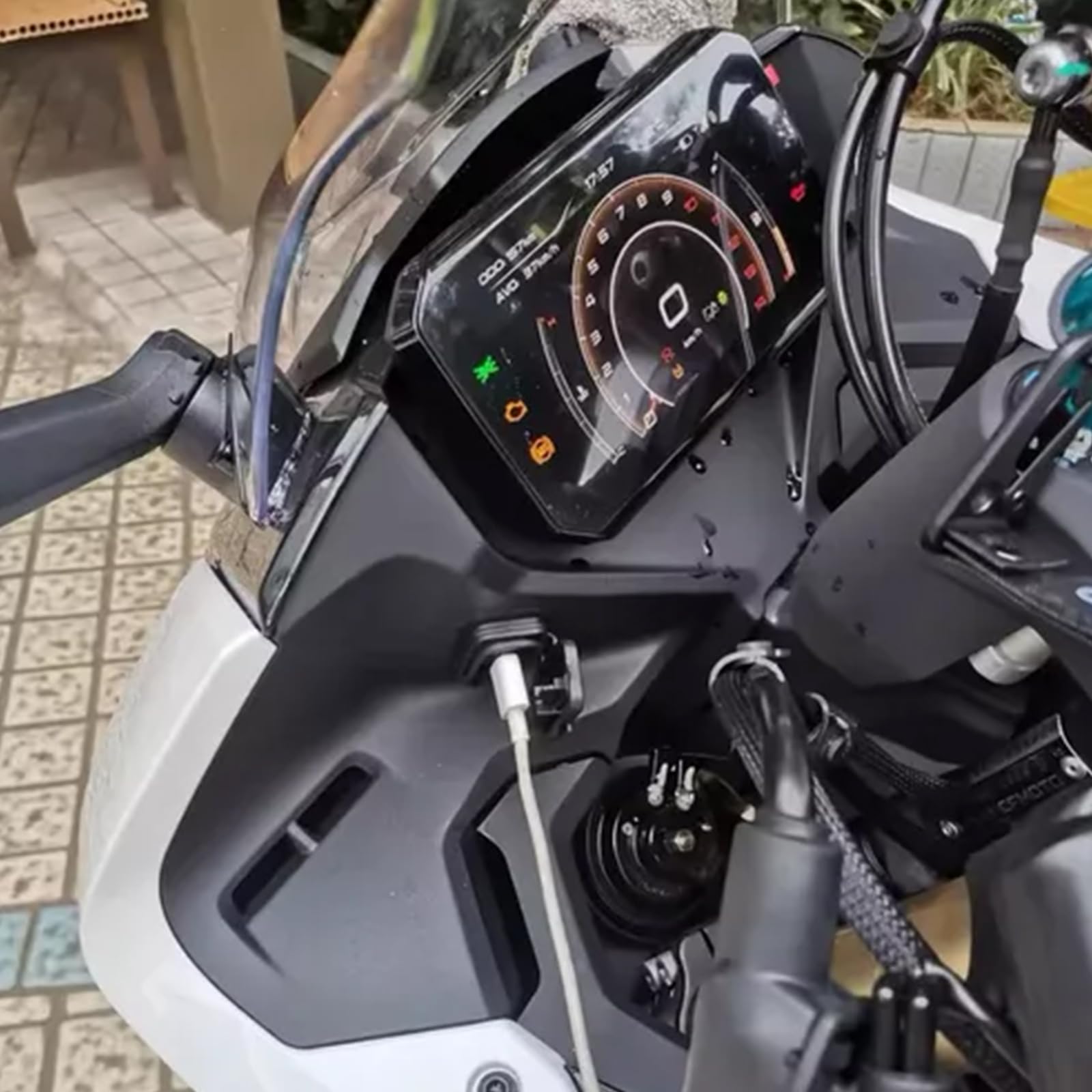 TT719 USB Charger Type-C Compatible with CFMOTO 450SS 2023 2024 2025,450NK,800NK,CFMOTO 450SS Accessories,CFMOTO 450NK Accessories,CFMOTO 800NK Accessories