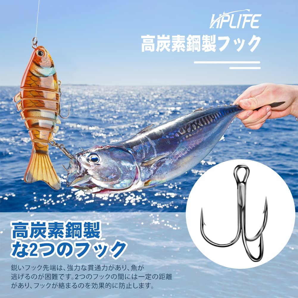 Amazon.co.jp: ハピーライフ(HPLIFE) ビッグベイト ルアー ジグ 3本