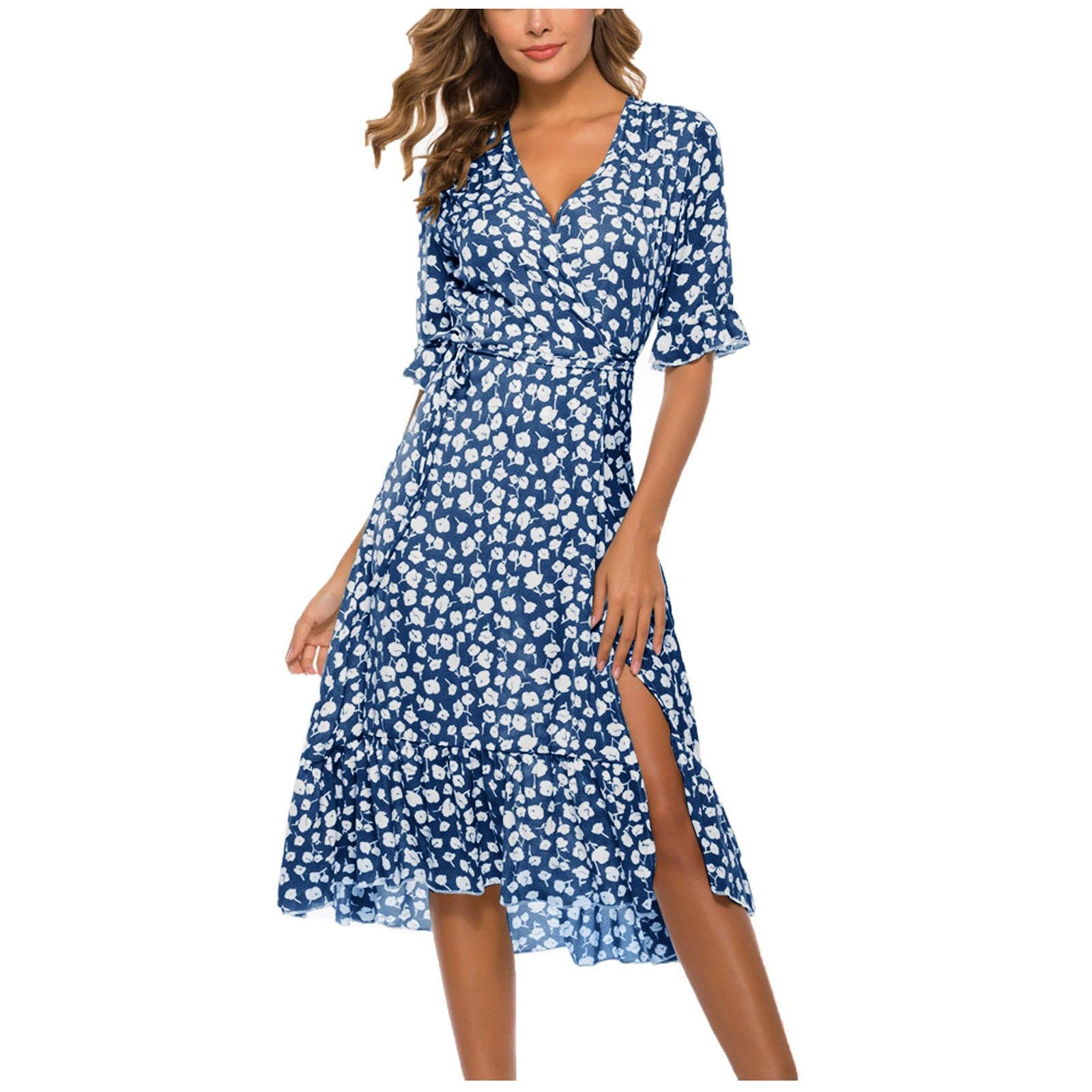 Sommerkleid Damen Ärmellos – Gestricktes Mini-Kleid Mit Häkelsaum, Lässig & Elegant, Für Freizeit & Party