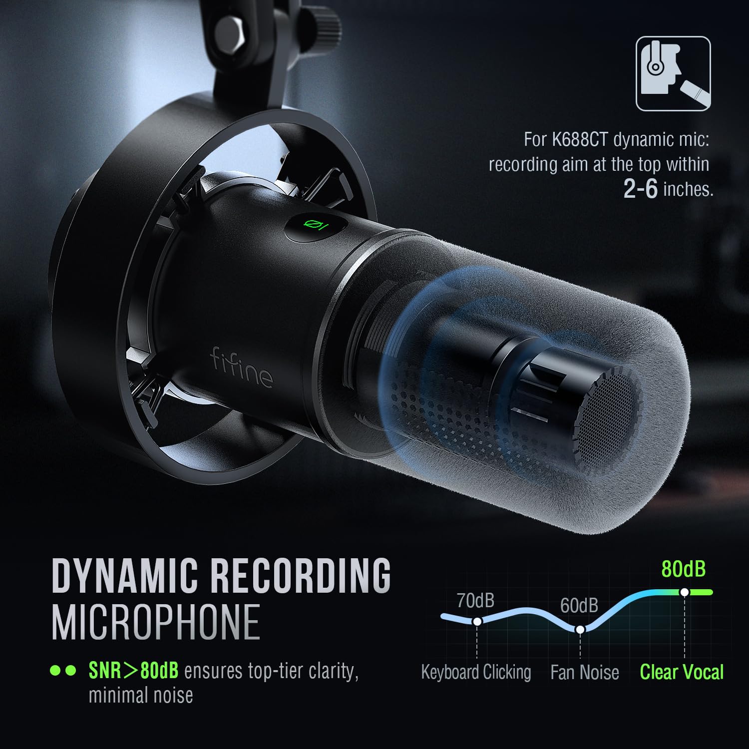 Amazon.co.jp: FIFINE K688 ポッドキャストマイクキット USB/XLR