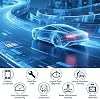 Mini OBD2 Bluetooth Scanner Bluetooth OBD2 Diagnostic Device Compatible Bluetooth Diagnostics for iOS & Android OBD-II Diagnostics OBD2 Bluetooth Adapter for Modern Car (White)