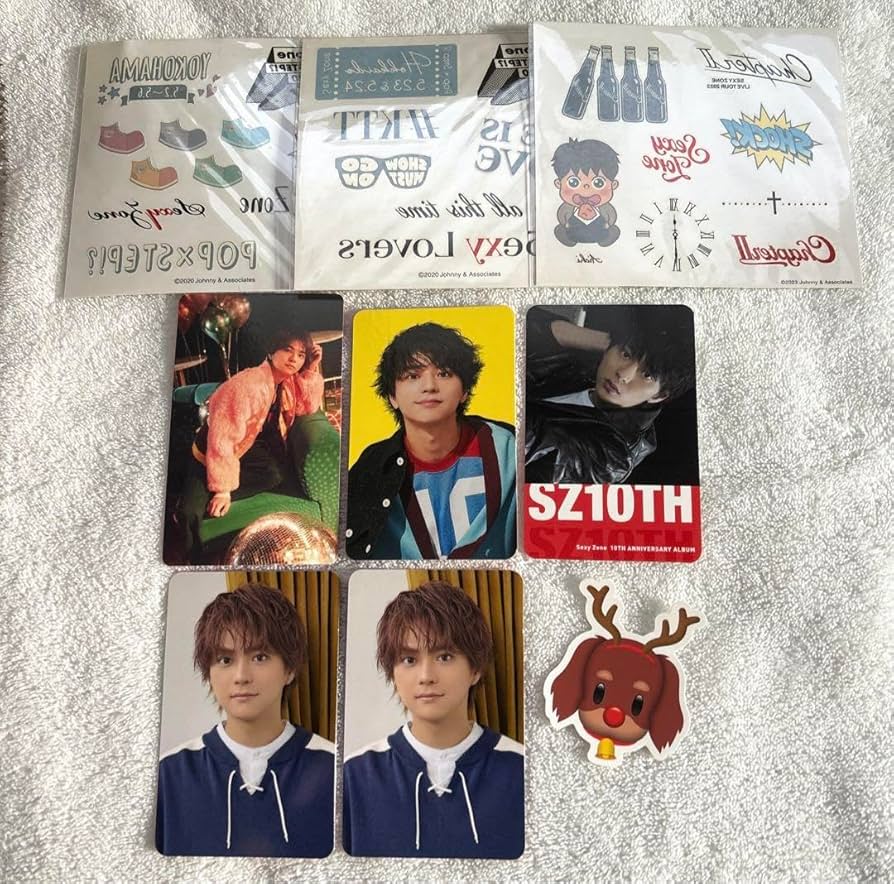 Sexy Zone （timelesz）ポストカード、ステッカー、カード等セット Amazon | SexyZone timelesz 佐藤勝利 トレカ ステッカー