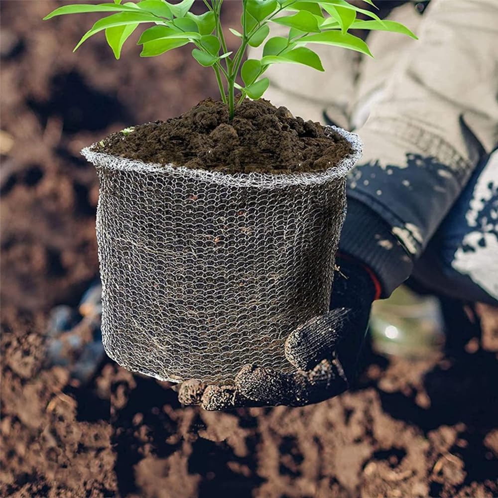 3-teiliges Edelstahl-Wühlmausgitter – Wurzelschutz Für Pflanzen, Bäume & Gemüse Im Garten
