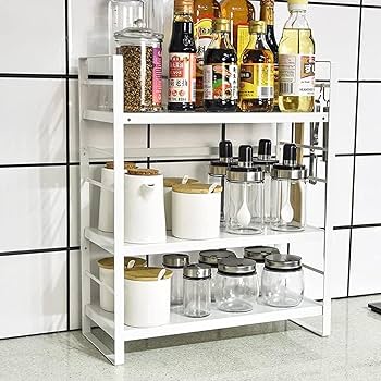 Amazon | 調味料ラック 調味料 収納 スパイスラック キッチン