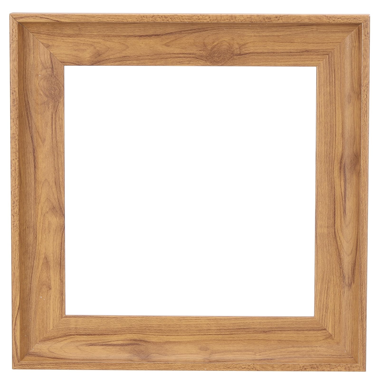 sourcing map Canvas Floater Frames, 8x8 Resin Floating Frame for Canvas Painting Vintage Oil Painting Supplies for Home Office Bedroom Table Wall Hanging Decor DIY Art, Brown Wooden Grain