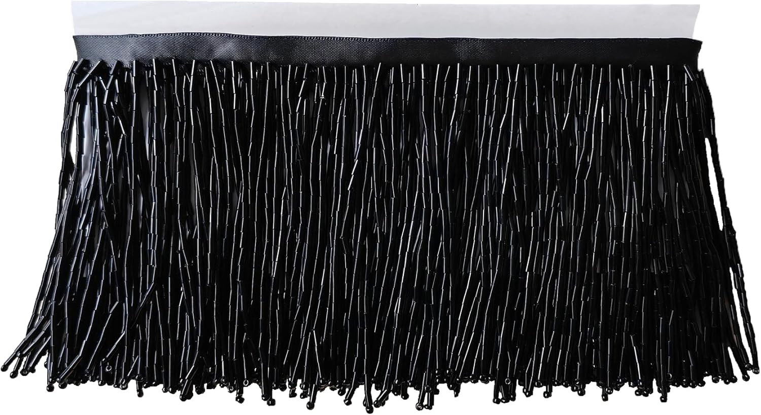 Beaded Fringe Trim,Ribbon Tassel Fringe Trim 6 Inch Wide 2 Yards Long for Crafts DIY Dress Clothes Decoration (Gold)