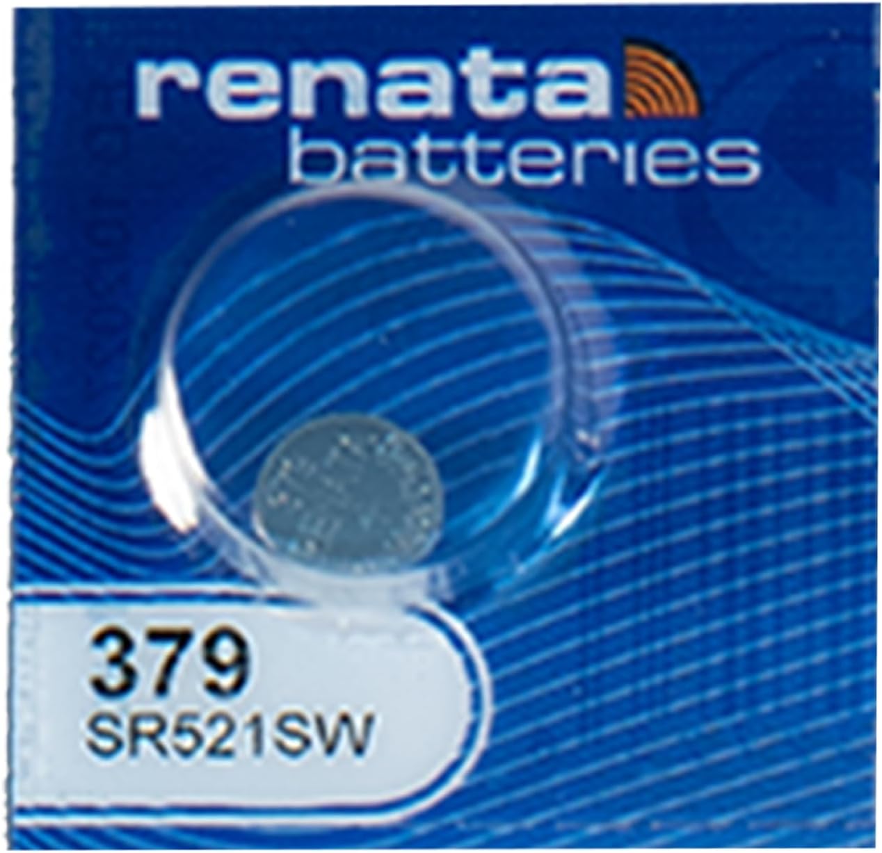 Renata Batteries 379 / SR 521 SW Button Cell, Silver 1.55V, Swiss Made (Set of 2 Pcs) …