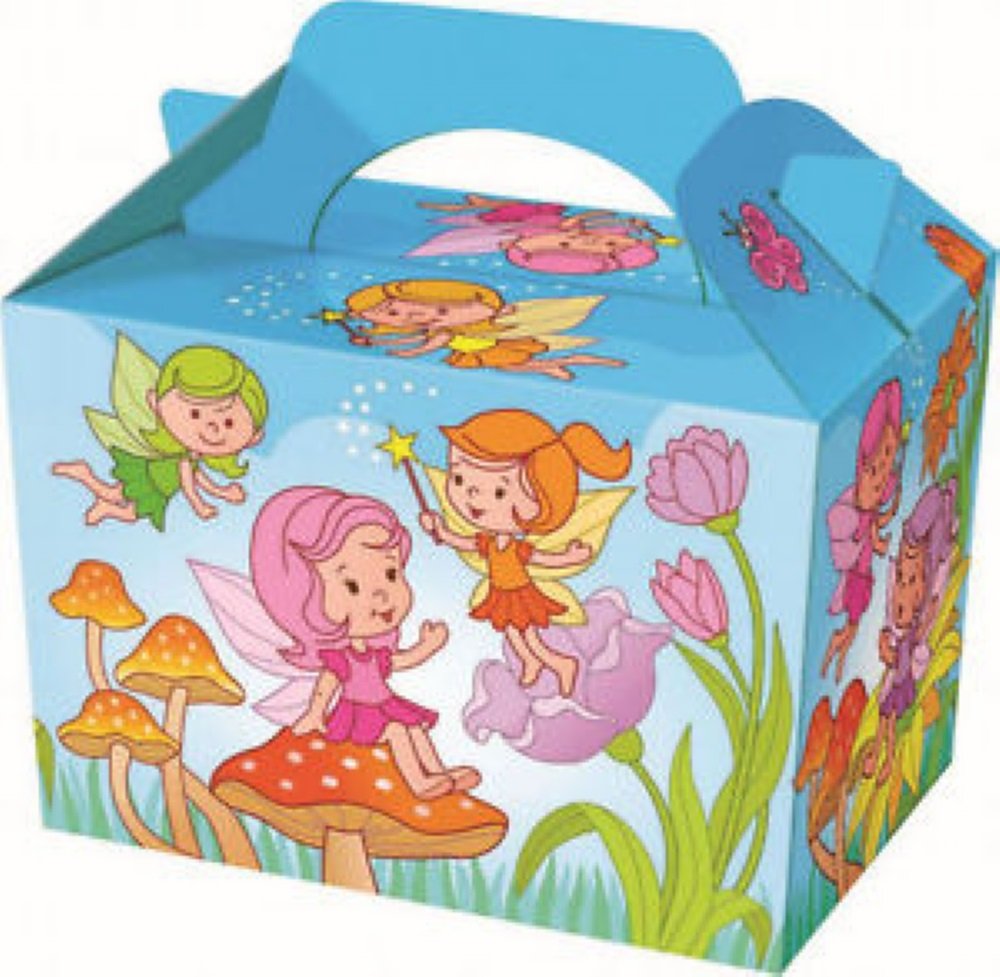 MustBeBonkers 10 Fairy Party Boxes - Includes 10 FREE Paper Bags (Fairy Theme) - Kid โ image 1