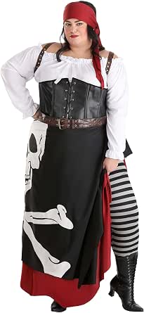 Robe de costume de pirate pour femme avec accessoires corset à manches