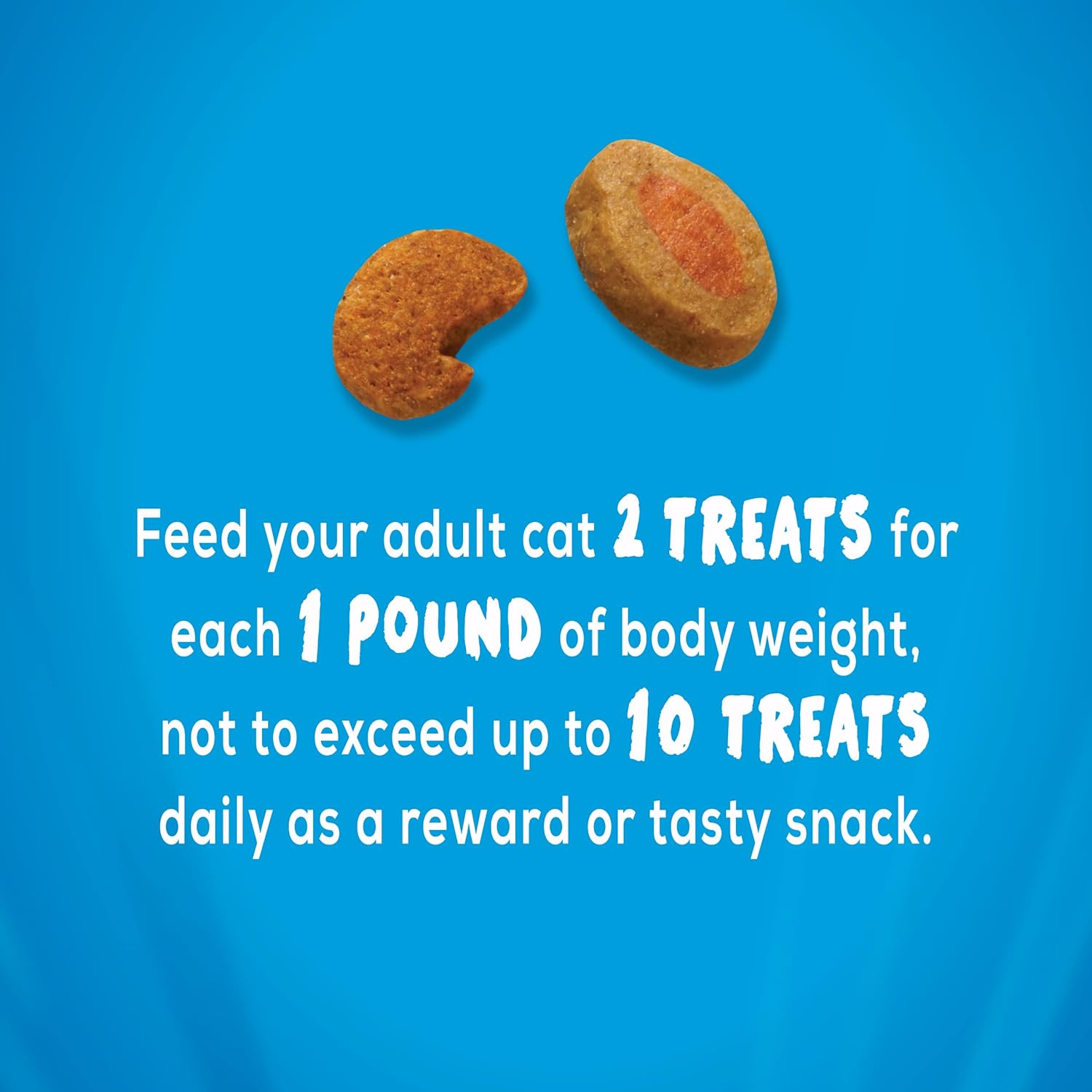 Image showing feeding instructions for cat treats