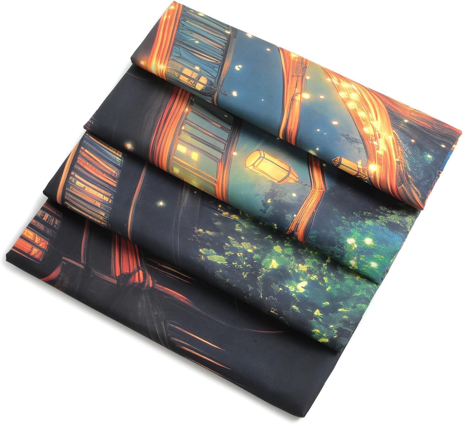 Miytal Enchanted Tree Library Tapestry – Magical Bookshelf Reading Room Wall Hanging, Cozy Literary Art Decor for Bedroom, Living Room, or Study - 70.9" x 90.6"