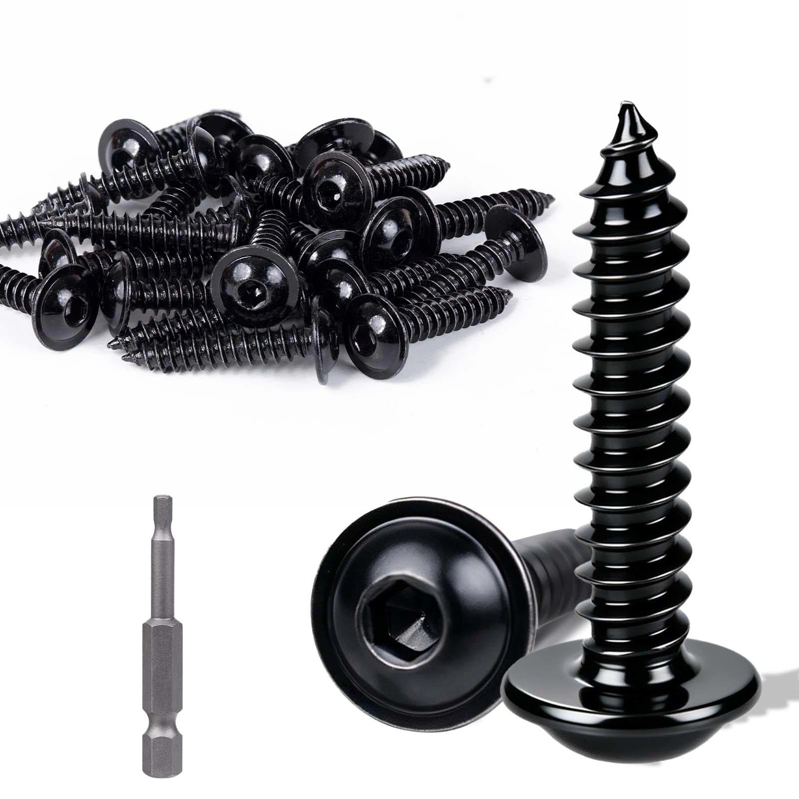 Metrifix 150 Pcs Pan Head Self Tapping Screws M3x10mm Hex Socket Washer