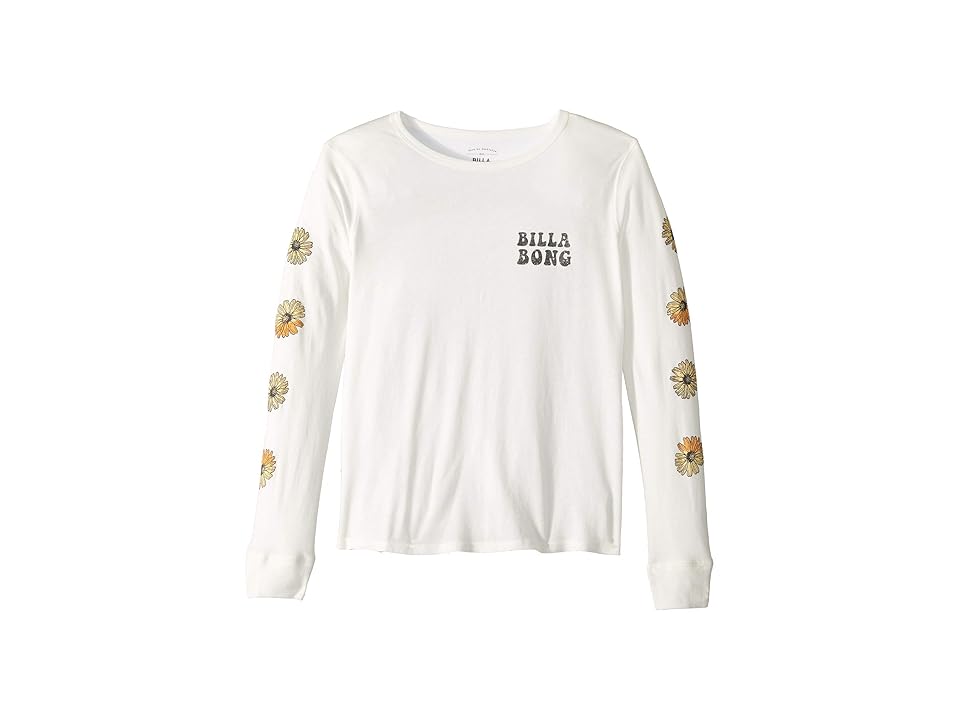 

Billabong Kids Daisy Days Long Sleeve Tee (Little Kids/Big Kids) (Cool Wip) Girl's T Shirt