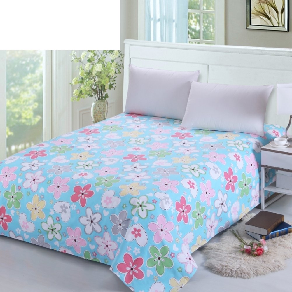 Drap en coton Vichy résistant pour un couchage quotidien sain