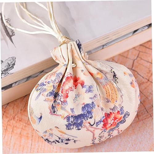 Miniatura 4 de ULDIGI Bolsa vacía de decoración china para ambientadores de coche, colgante de lavanda, bolsa de joyería de brocado, bolsa con cordón, bolsa de