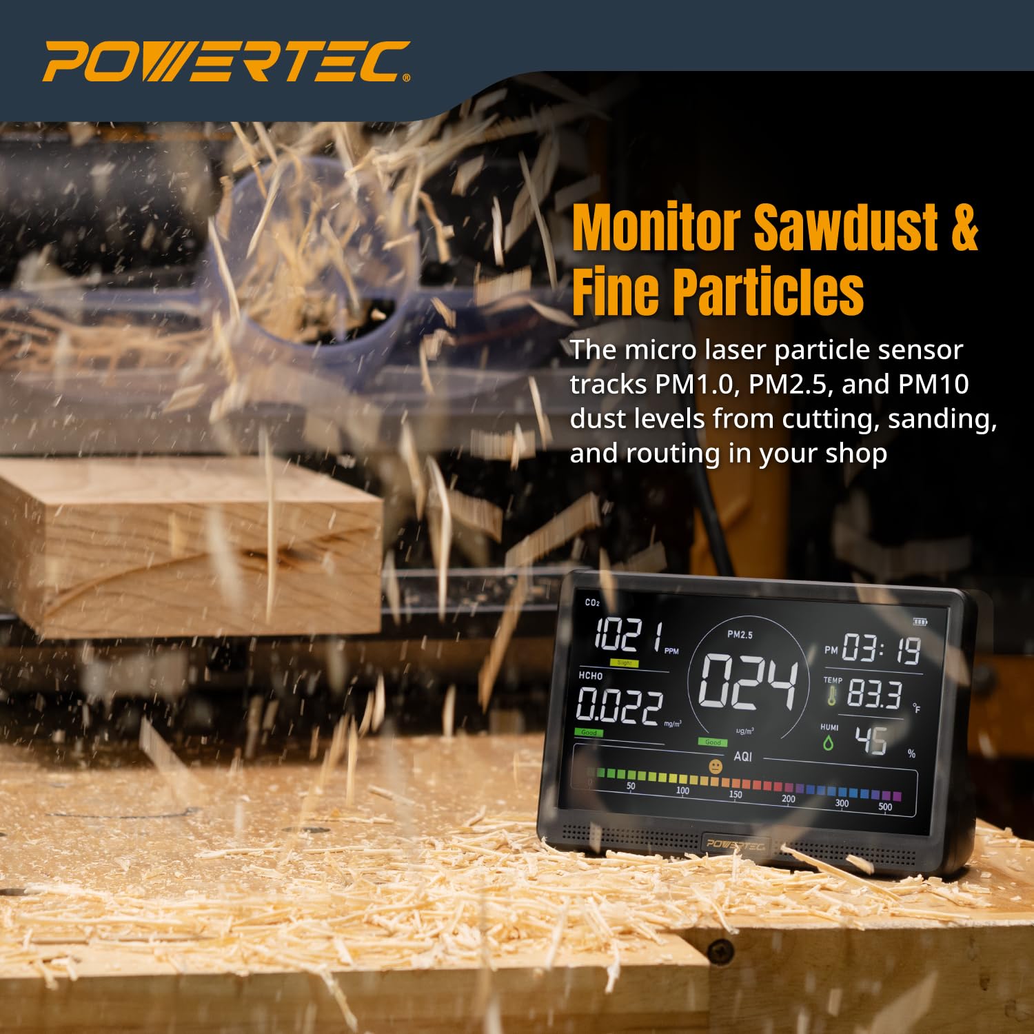 Powertec 75019 interior filtro para Powertec af1044