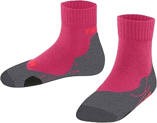 unisex niños TK2 Short calcetines para senderismo amortiguación media anti ampollas caliente transpirable secado rápido regulación del clima antiolores lana hilo funcional 1 par