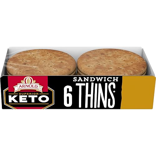 Arnold Keto White Sandwich Thins, 6 count, (2.0 oz each),