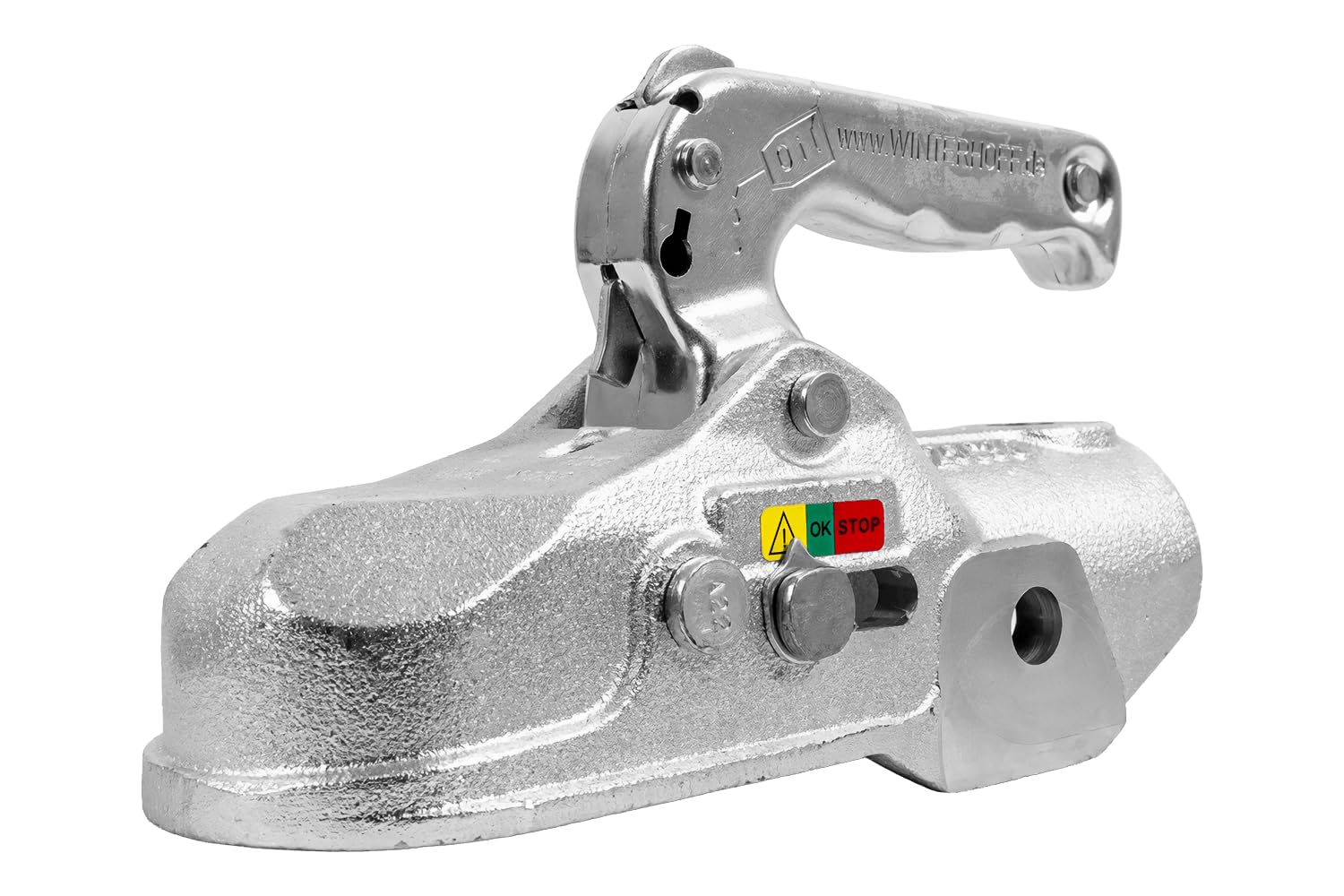 Winterhoff Enganche de Bola WW 350 para Remolque de 3500 kg y Tubo 50 mm