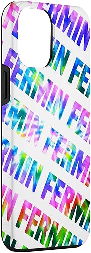 Miniatura 3 de iPhone 14 Pro Max Custom Fermin Phone Cover White Personalized Tie Dye Case