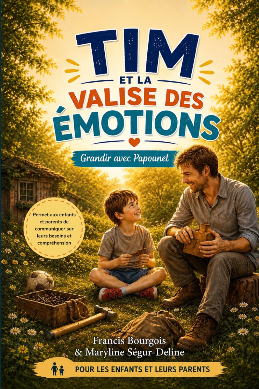 TIM ET LA VALISE DES ÉMOTIONS: Grandir avec Papounet
