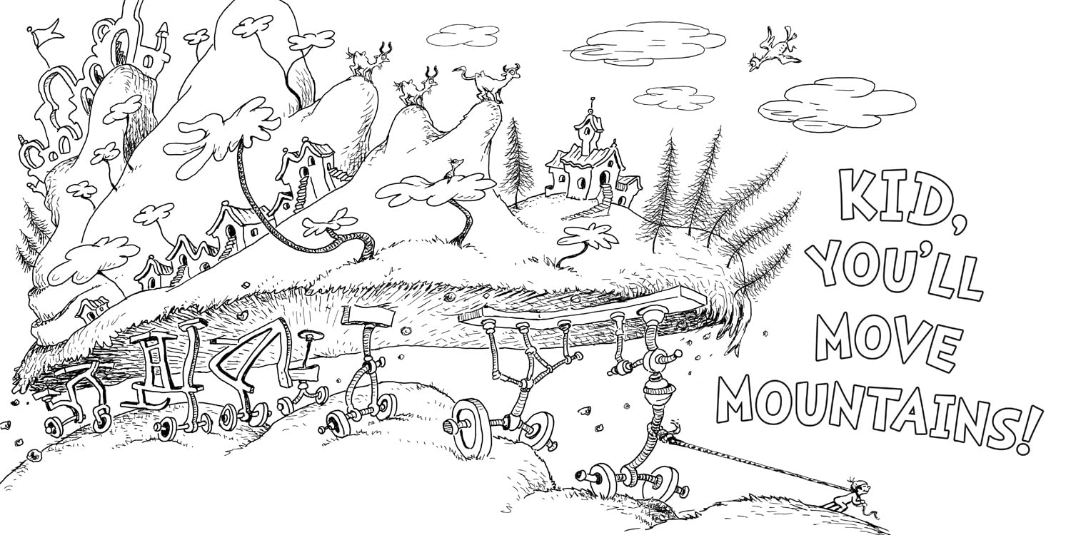Oh, The Places You’ll Go! Colouring Book: An inspirational colouring book from beloved author Dr. Seuss – new for 2026!