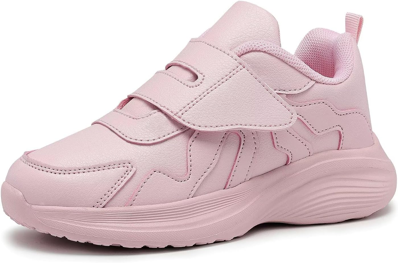 Kid Sneakers Girls Running Shoes Boys Walking Sports Adjustable Strap Sneakers