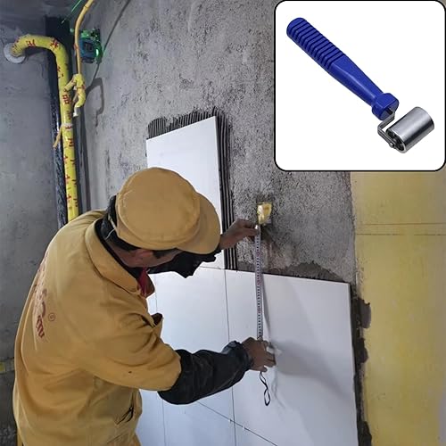 Vista 20 de LC LICTOP Rodillo de costura de acero inoxidable de 1.26 pulgadas con mango de plástico, herramienta de rodillo de costura de papel tapiz