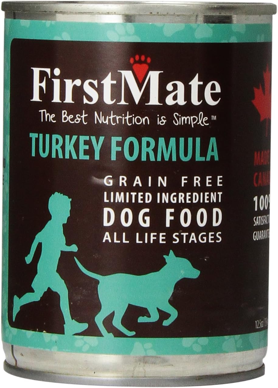 Firstmate Pet Foods Can Turkey Dog Food, 12.5-Ounce, Pack Of 12