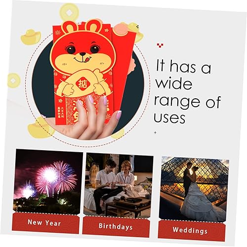 Miniatura 2 de ABOOFAN 54 Pcs Year of The Rabbit Red Envelope Bag Li Xi Red Envelope Traditional Red Pocket New Year Red Envelopes Luck Money Bag Red Gifts Child