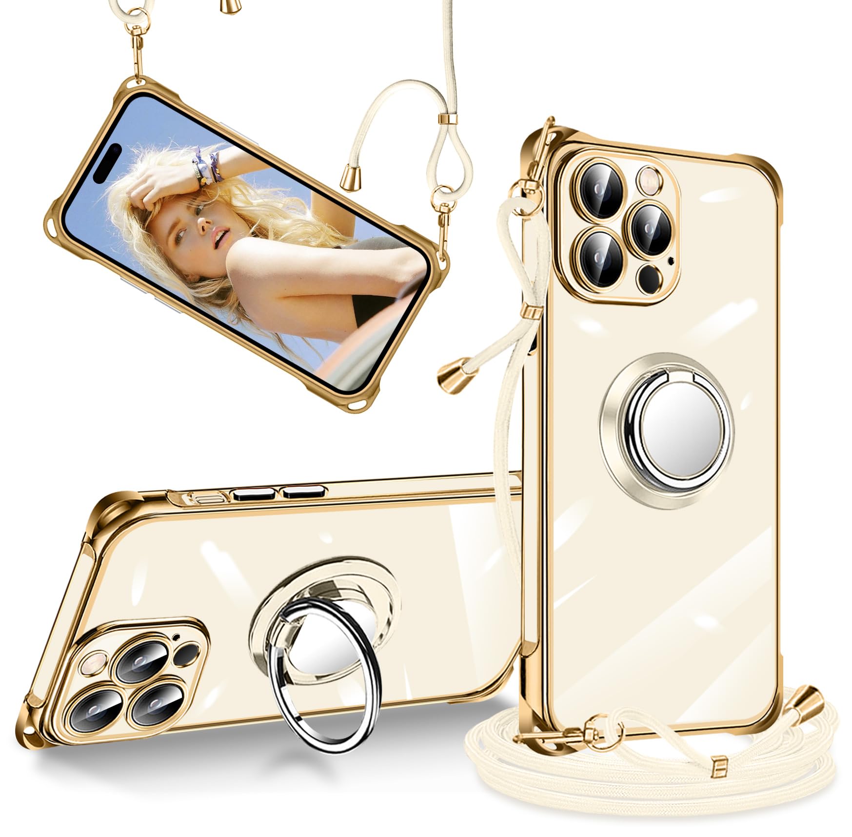 スマホケース iPhone15 pro max リングストラップ付き iPhone15 Pro Max 15 Plus ケース ショルダー ストラップ iPhone14 14