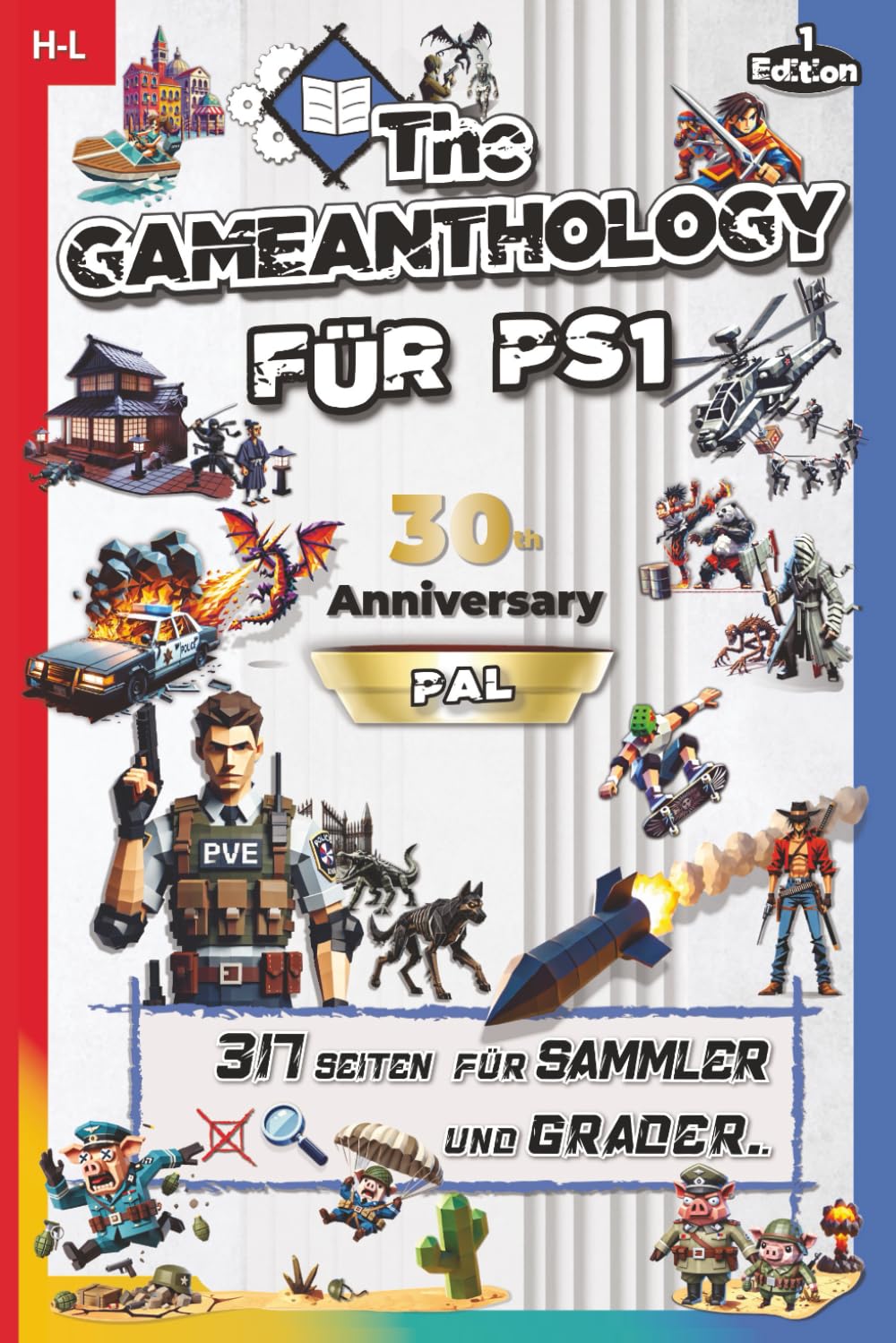 Livre PlayStation 1 Catalogue PS1 PAL Gameanthology Vol 5 Guide Argus Collection Rétrogaming