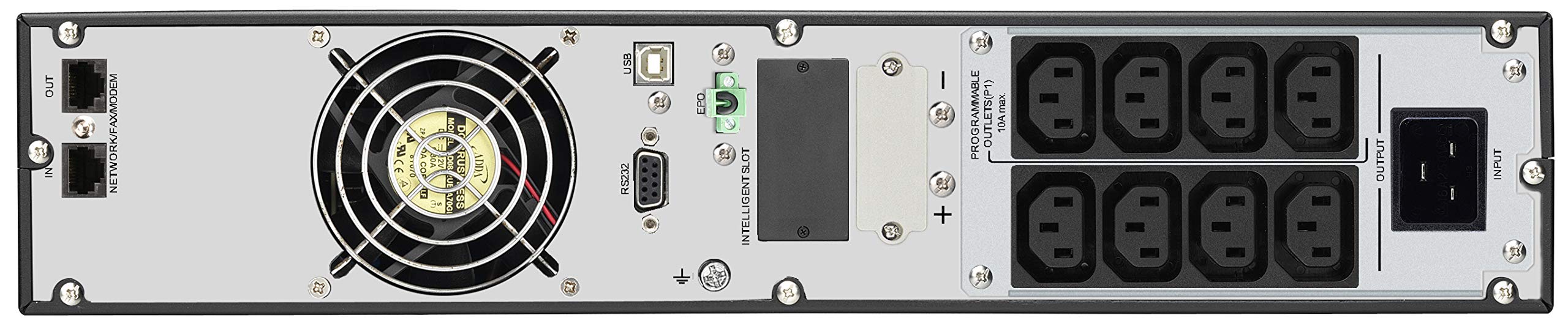 Lapara LA-ON-2K-RACK-V10 Sistema de Alimentación Ininterrumpida SAI 2000VA 2000W LCD Online Rack