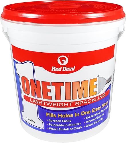Vista 34 de Red Devil 0549 ONETIME - Kit de pared ligero Spackling Patch-A-Pared, 1/2 pinta, fabricado en Estados Unidos