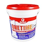 Red Devil 0541 ONETIME Lightweight Spackle Wall Repair, Spackling for Holes Drywall, 1 Gallon, White, Made in USA