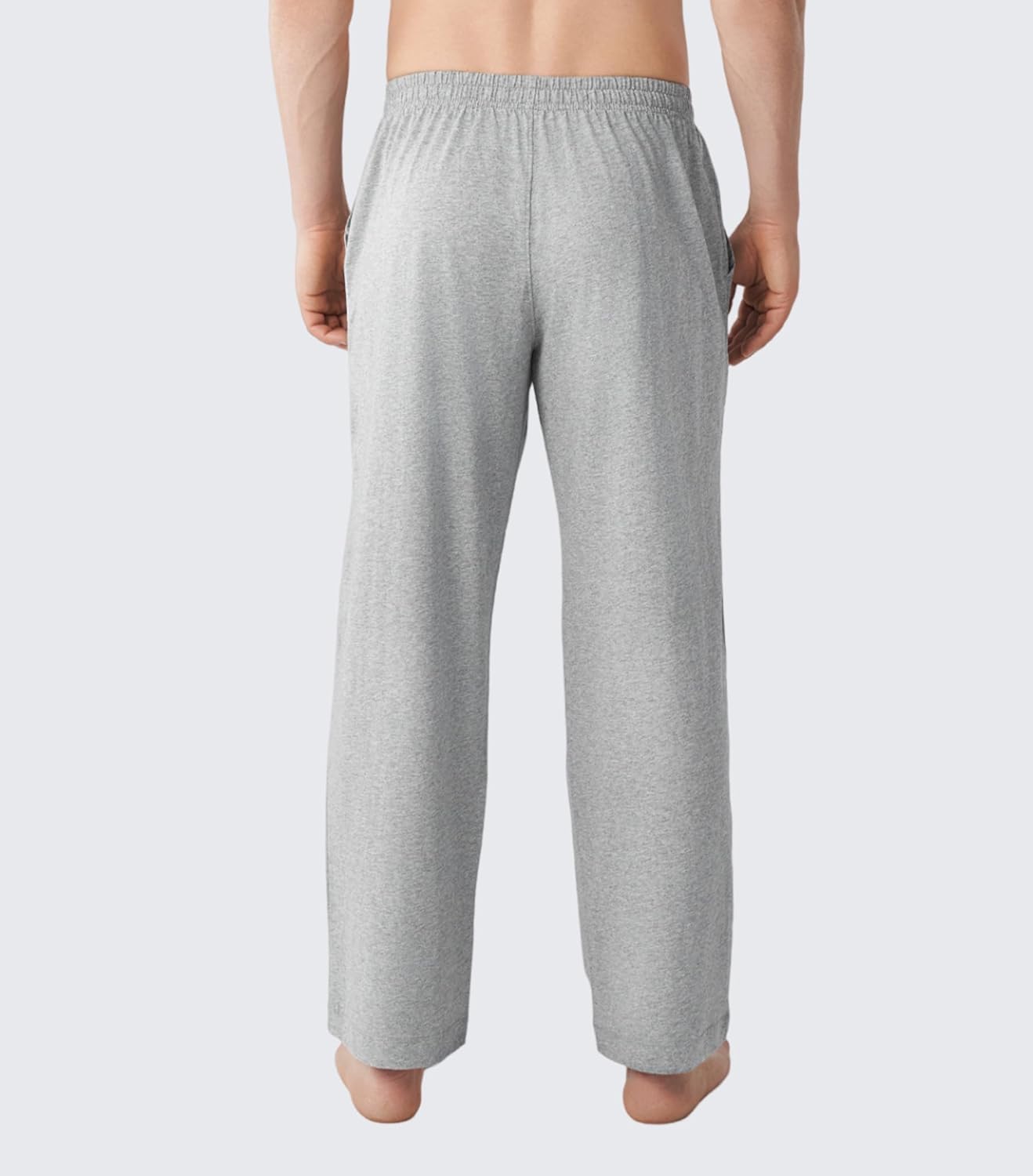 DAVID ARCHY Men's Pajama Pants Cotton Comfy Sleep Bottoms, Lightweight Lounge Pants with Pockets Soft Sleepwear PJs, 2 Pack - Image 4