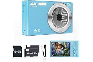 FHD 4K Digital Camera for Teen Photography