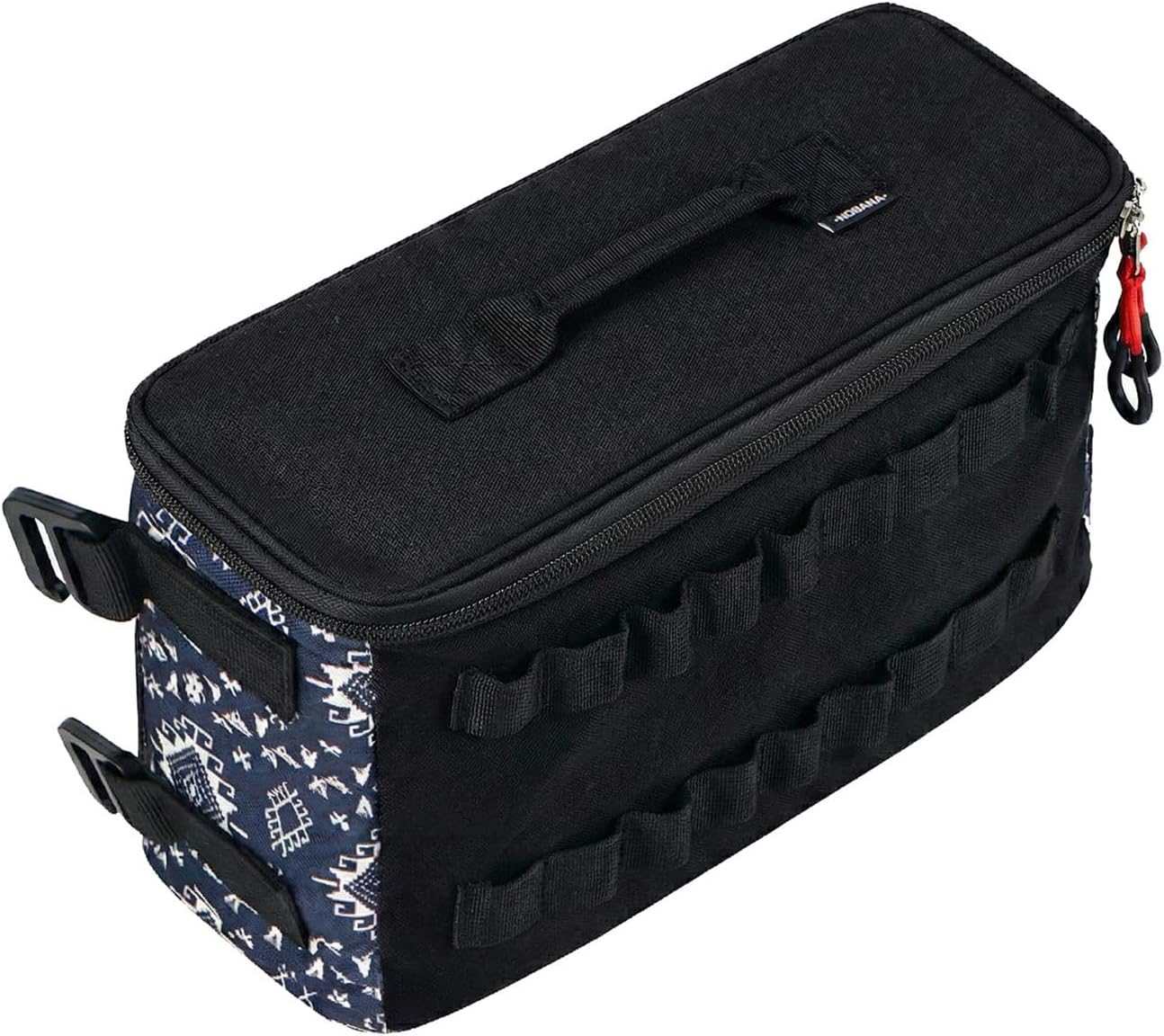 Weatherproof Camping Table Side Storage Bag with Several Sections Storage Organizers for Adventure Gear Organization