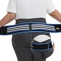 Vista 10 de Sacroiliac SI - Cinturón de cadera para mujeres y hombres, alivia la ciática, pélvica, espalda, soporte de espalda baja, cinturón de apoyo pélvico