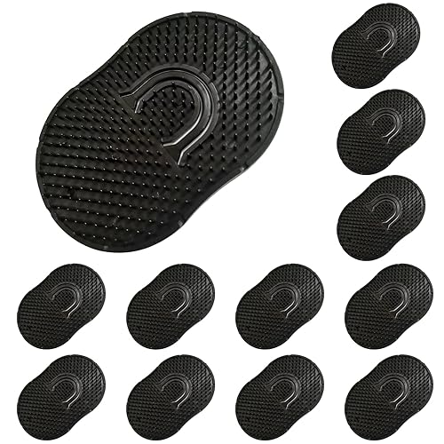 Miniatura 8 de Soft 'N Style 2 paquetes de peines de palma de bolsillo, peine de champú, peine masajeador de cabello, peine masajeador de cuero cabelludo, cepillo