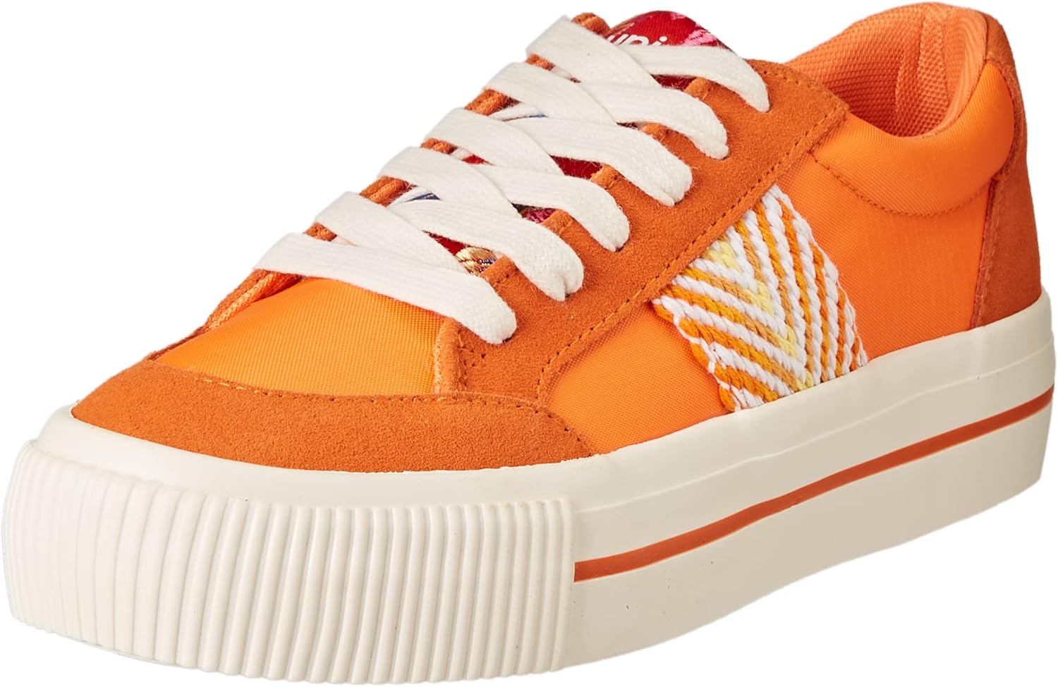 Desigual Women's Casual Sneaker, Orange, 10
