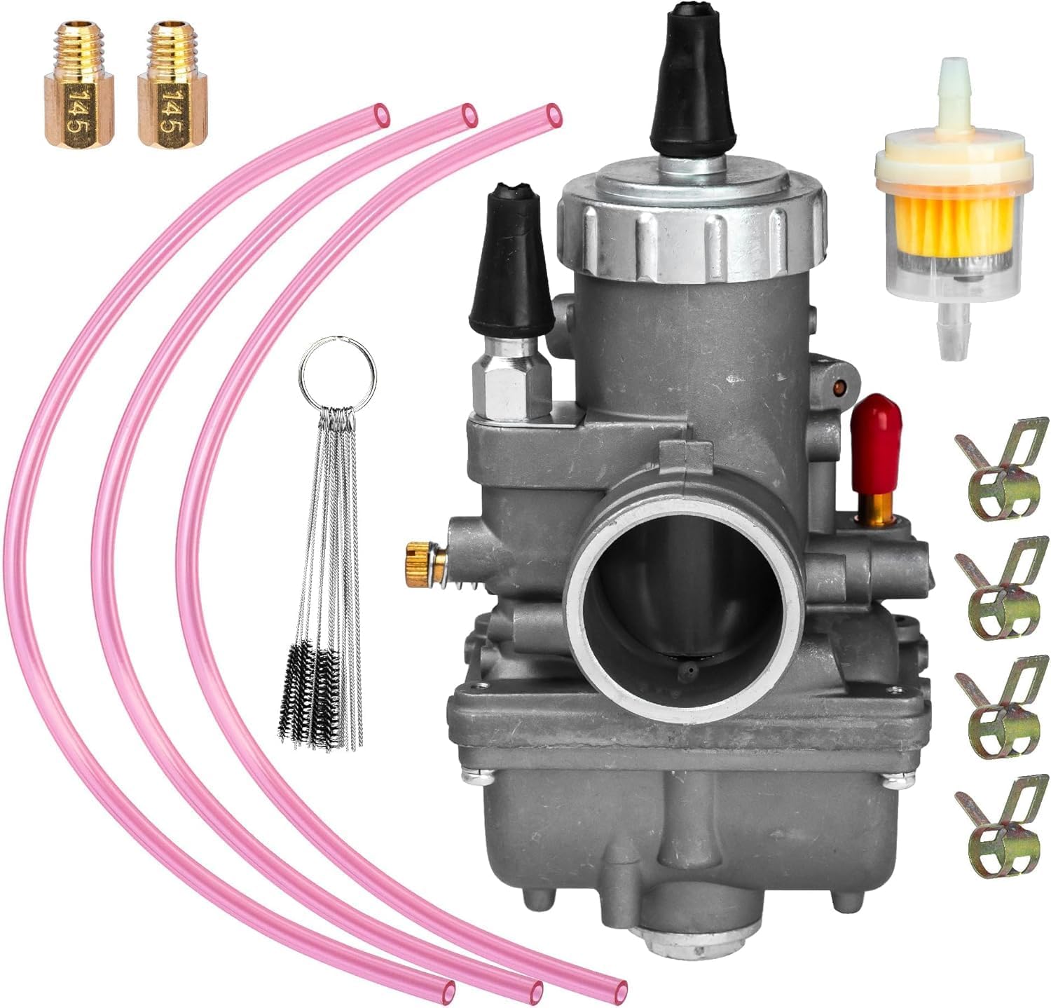 BlueStars 3130383 Carburetor Kit - Compatible with Polaris Trail Boss Trail Blazer 300 350L 400 Big Boss 300 400L Xplorer Xpress 250 400 400L Sport Scrambler Sportsman 400 400L - 4 STROKE ENGINES ONLY