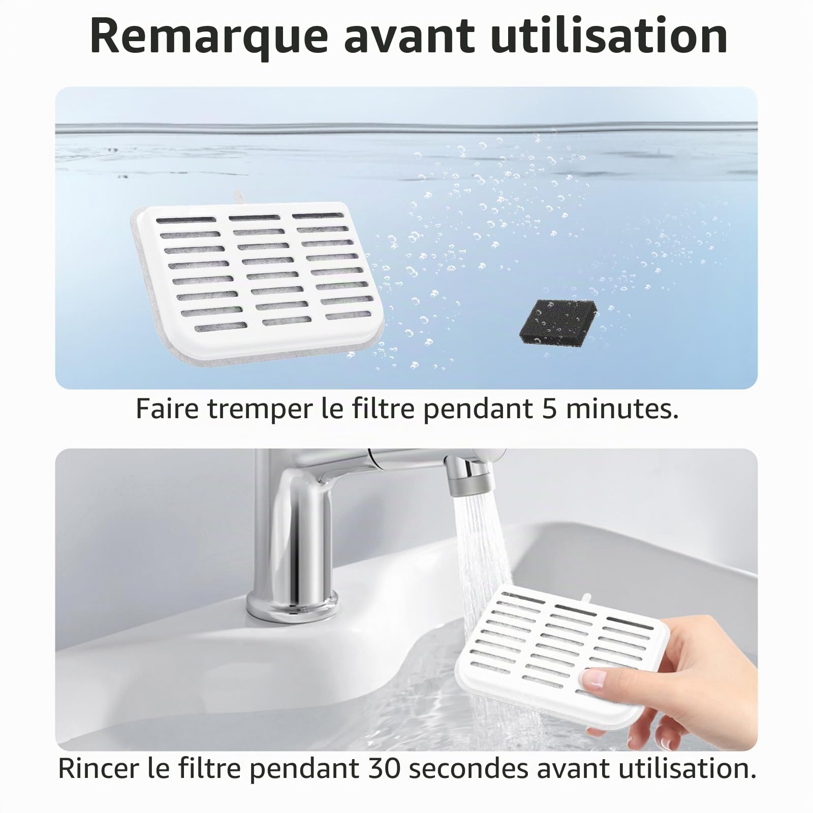 Lot de 10 filtres à eau pour fontaine à eau Eversweet Max Pet Water Fountain