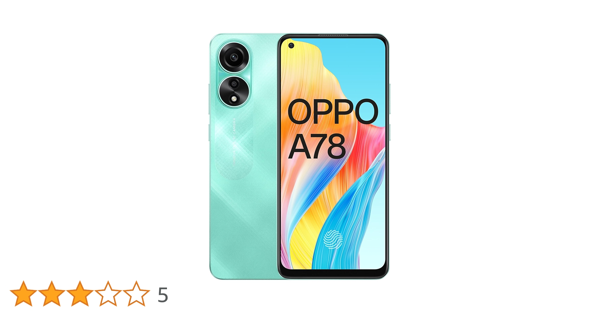OPPO A78 256GB 美品 Refurbished) OPPO A78 (Aqua Green, 8GB RAM, 128GB Storage) | 6.4