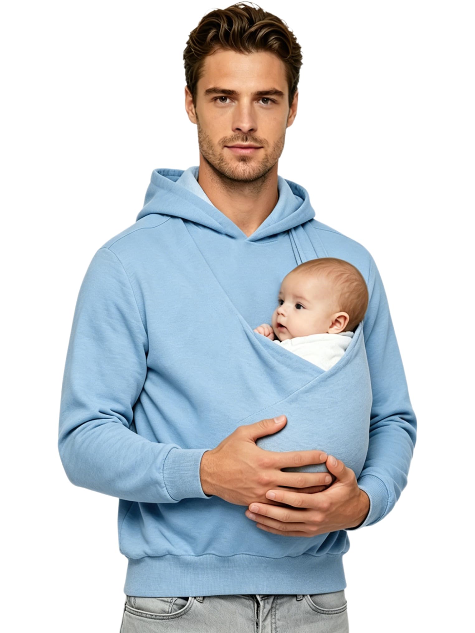 Kaerm Męska kurtka typu kangur, dla niemowląt, koszulka treningowa, fitness, fitness, piłka ręczna, kangur, designerska kurtka
